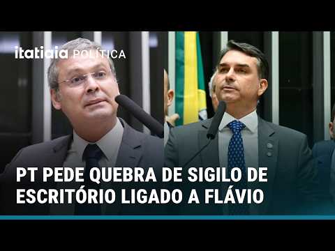PT PEDE QUEBRA DO SIGILO FINANCEIRO DE ESCRITÓRIO "DE FACHADA " DE FLÁVIO BOLSONARO