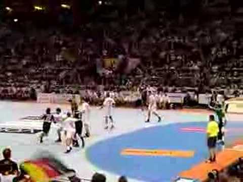 Handball WM 2007 Finale / Tor für Deutschland