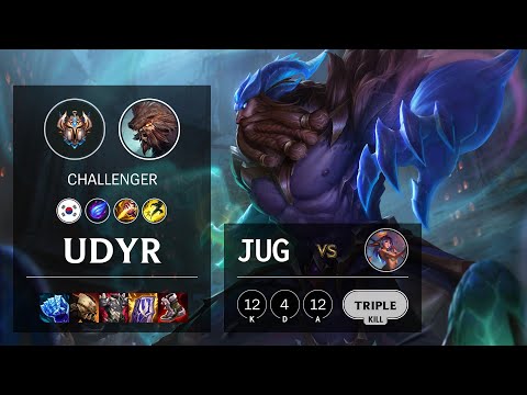 Udyr Jungle vs Lillia - KR Challenger Patch 11.3