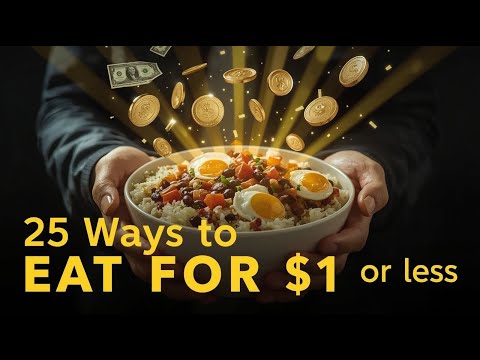 Uselessly Brilliant Facts  - 25 Ways To Eat For 1 Dollar Or Less