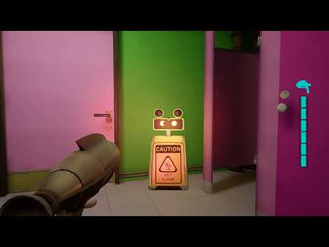 PSA - Don't stun the wet floor signs in FNAF Security Breach!