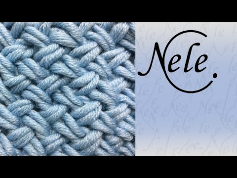 Flechtmuster - Muster stricken - basket weave - criss cross stitch - DIY by NeleC.