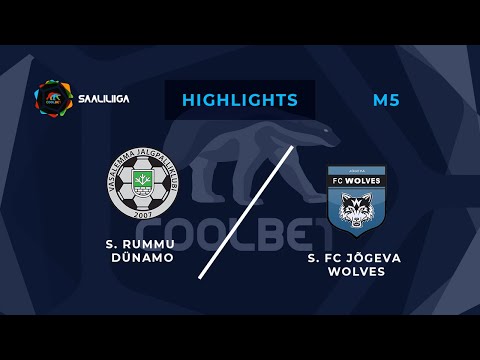 Rummu Dünamo - FC Jõgeva Wolves. Coolbet Saaliliiga. MD 5. Highlights