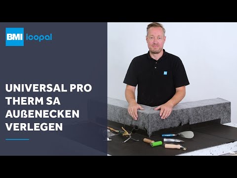 icopal Universal Pro Therm SA an Außenecken verlegen | BMI icopal