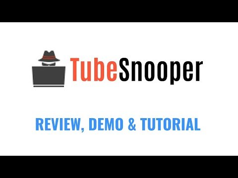 Tube Snooper Review Demo Tutorial - Legally Mine YouTube, Pinterest & Wikipedia for Gold! Video