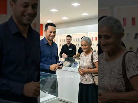A senhora de roupa simples que deu uma lição em todos na loja