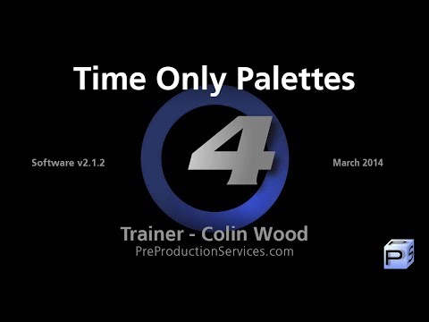 Hog 4 Tutorial 19: Time Only Palettes
