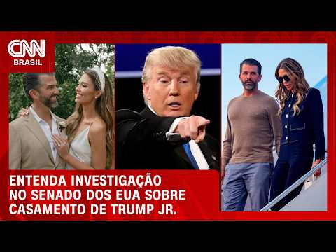 Senador pede investigação após russo bancar parte do casamento de filho de Donald Trump | CNN BRASIL