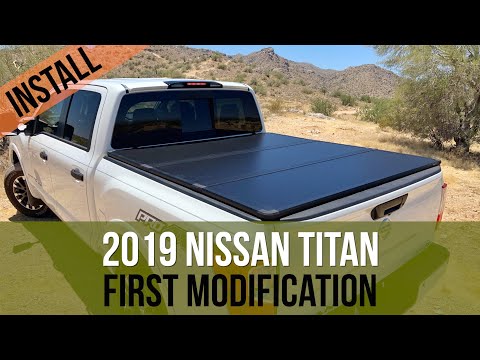 2019 NISSAN TITAN 1ST MOD...RDJ TRUCKS TRAVEL PRO 65 SERIES - HARD TRI FOLDING TONNEAU COVER
