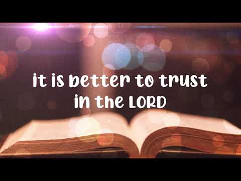 Psalms 118:8 || Scripture Song