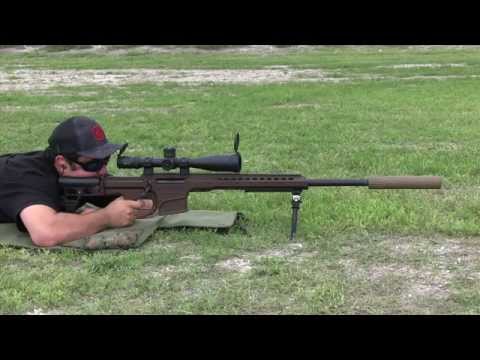 Barrett MRAD 338 Lapua Review, AAC Titan QD suppressor Super Quiet