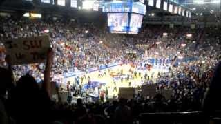 "Livin' on a Prayer" by the KU Student Section