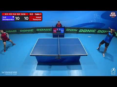 00:00 Yurii Shchepanskyi  3 - 2 Valerii Tatarynov West 5 WIN CUP 12.10.2022 | TABLE TENNIS WINCUP