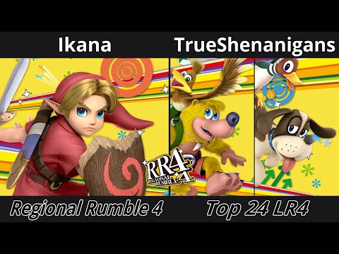 Regional Rumble 4 - Top 24 LR4 - Ikana (Young Link) vs TrueShenanigans (Banjo, Duck Hunt)