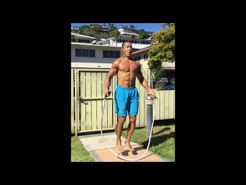 Day 142 - Working Out in Hawaii -4 lbs., 2 lbs. Heavy Jump Rope + Push Ups - October 3, 2020 2:57 pm