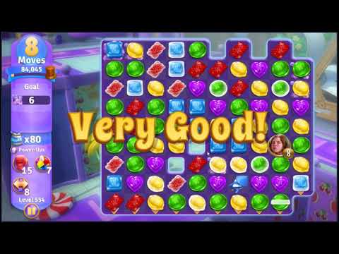 Wonka's World of Candy Level 554 - NO BOOSTERS + FULL STORY 🍫 | SKILLGAMING ✔️