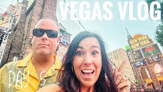 LAS VEGAS VLOG | DAY 5 | Park MGM | Eately Food Court| Haus of Gaga | New YorkNew York | Jean George