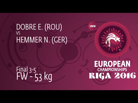 BRONZE:  Nina HEMMER (GER) df. Estera DOBRE (ROU) by FALL, 4-6