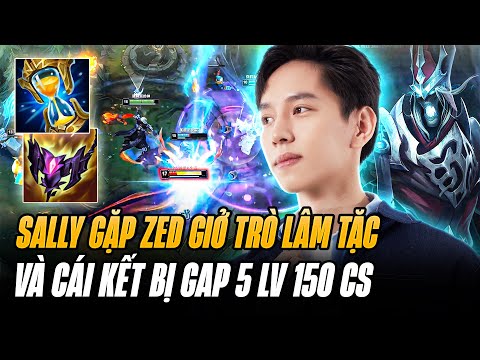 Sally's Opponent Picked Zed To Counter Karthus And Played A Thief And Ended Up With A Gap Of 5 Le...