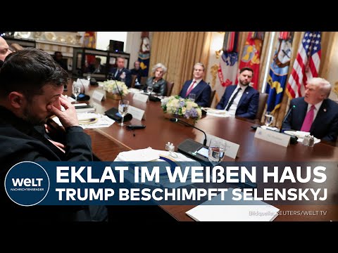 UKRAINE-KRIEG: „Es war ziemlich übel“ – Eklat im Weißen Haus: Trump beschimpft Selenskyj