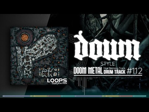 Doom Metal Drum Track / Down Style / 120 bpm
