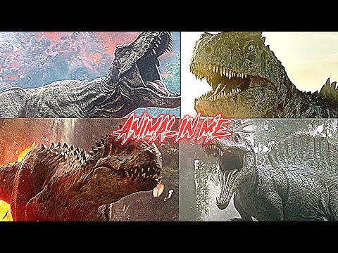 Rexy/Spinosaurus/Giga/Indominus Tribute //Animal in Me// Credit:Solence