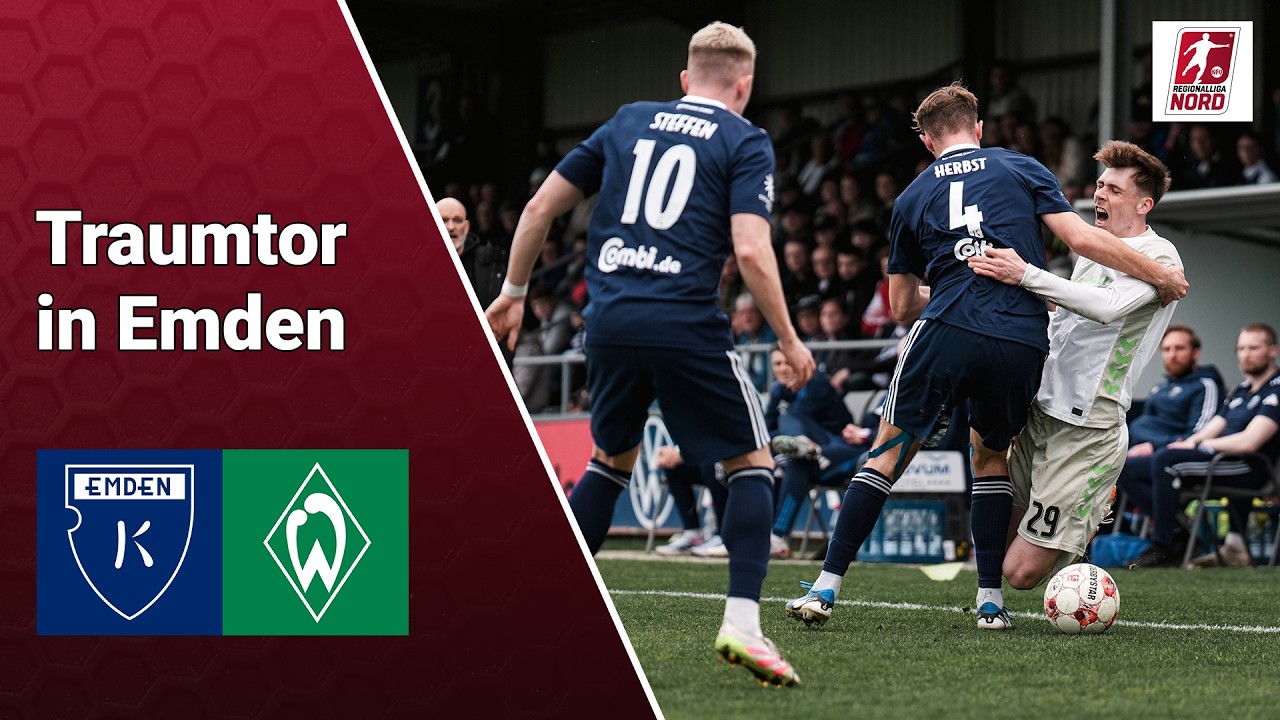 Kickers Emden vs SV Werder Bremen II U23 Highlights