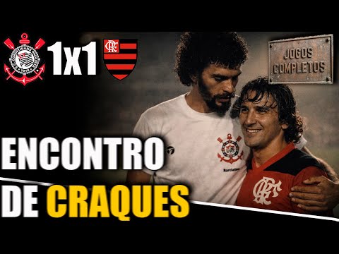 WLADMIR marcou mas ZICO descontou... - Corinthians 1x1 Flamengo (1982)