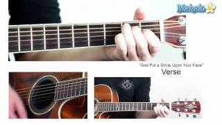 How to Play "God Put a Smile Upon Your Face" by Coldplay on Guitar