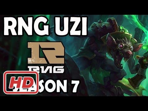 RNG Uzi plays TWITCH vs EZREAL ADC Ranked Master Korea