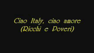 Ciao Italy, ciao amore.wmv