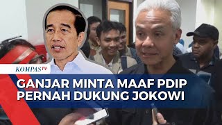 Download lagu Ganjar Pranowo Minta Maaf PDIP Pernah Dukung Jokowi 2 Periode, ini Alasannya mp3