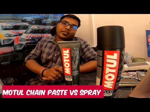 Motul chain Paste vs Motul chain lube 🧐🧐