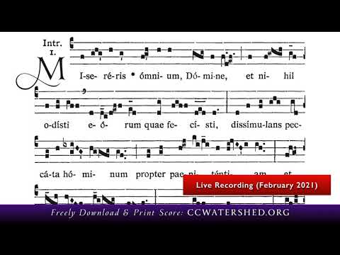 INTROIT • “Misereris Omnium Domine” (ASH WEDNESDAY) — Gregorian Chant