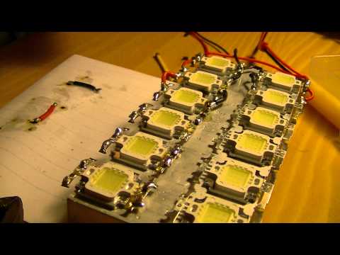 MongoTV_557 - Part 7 - Mongo RC - My 10 x 10 W LED 12 V 100 Watt LED Drone Spotlight Project