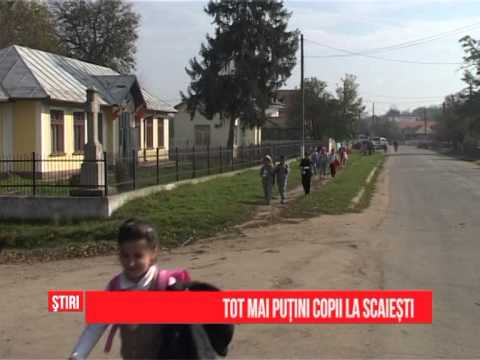 Tot mai puţini copii la Scăieşti