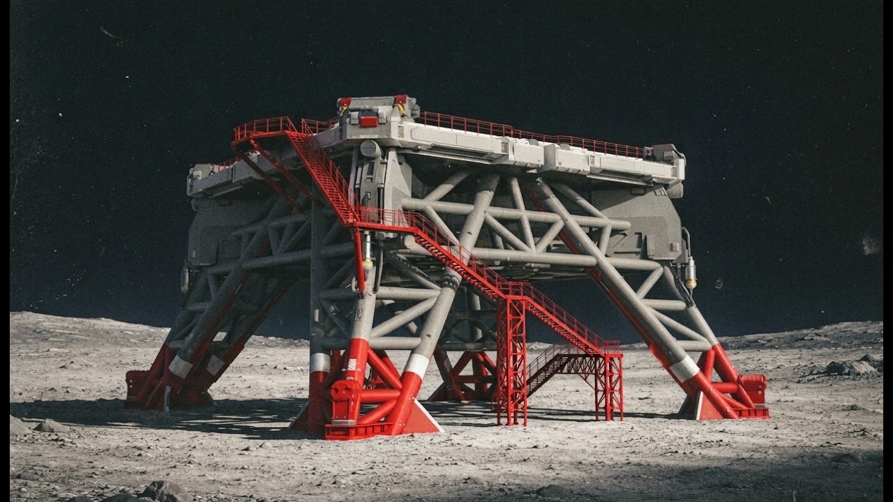 Platforma science-fiction 3 Model 3D