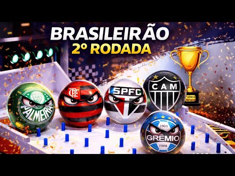 Brazilian Championship 2026 – Predictions for Round 2 with Marbles! ⚽🔥 Who Wins?