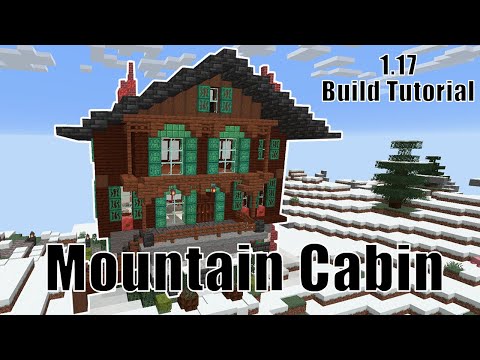 EPIC Minecraft Mountain Cabin Build Tutorial