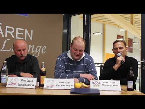 12.10.2018 Pressekonferenz: ESV Burgau - ESV Buchloe