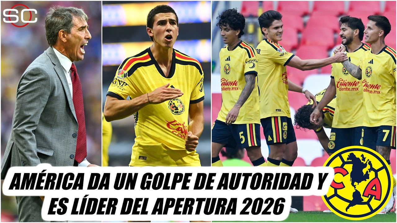 AMÉRICA NO PERDONA y APLASTA a SANTOS para conquistar la cima del APERTURA 2026 | SportsCenter