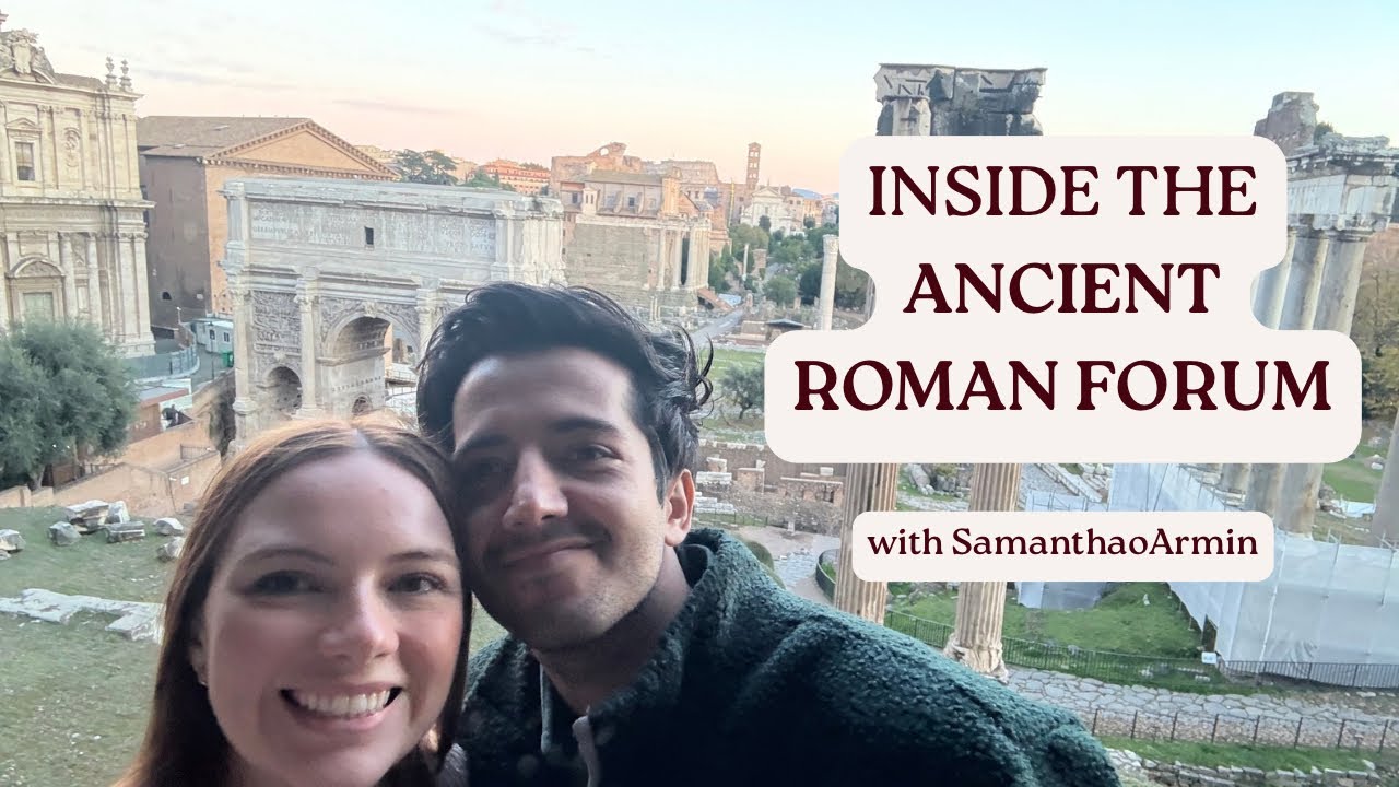 Inside the Ancient Roman Forum, Heart of Rome, Italy 🇮🇹 