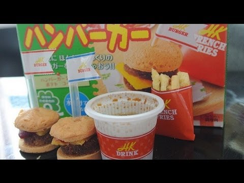 日本食用迷你漢堡包套裝 快樂廚房 帥氣漢堡包 (Japanese Edible Mini Hamburger Kit ハッピーキッチン♡ハンバーガー)