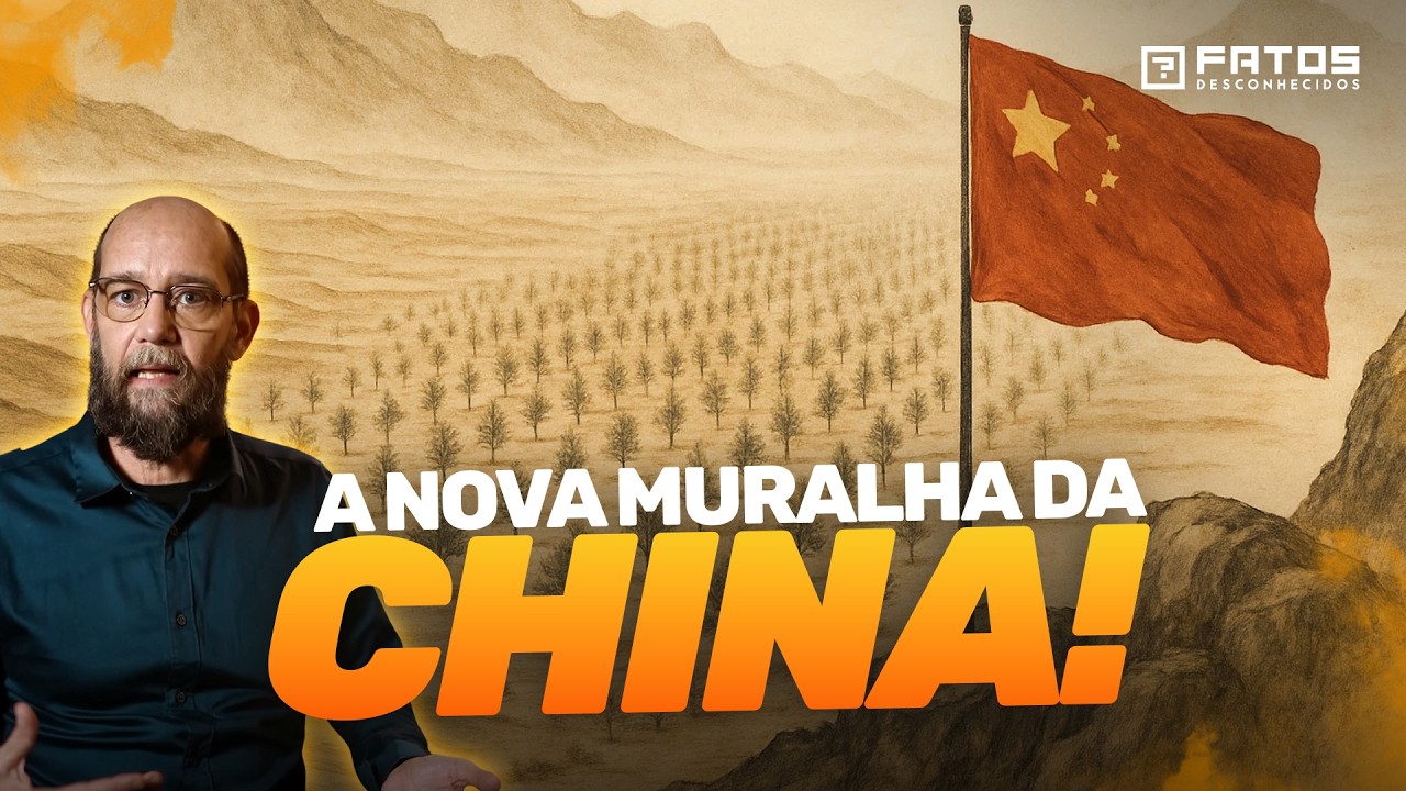 Por que a China enterrou milhares de plantas no deserto?