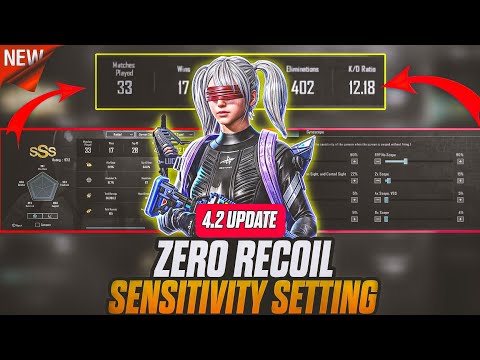 🔥"4.2 UPDATE BGMI BEST SENSITIVITY + CONTROLS + GRAPHICS SETTINGS 😱| NO RECOIL SETUP 2026"