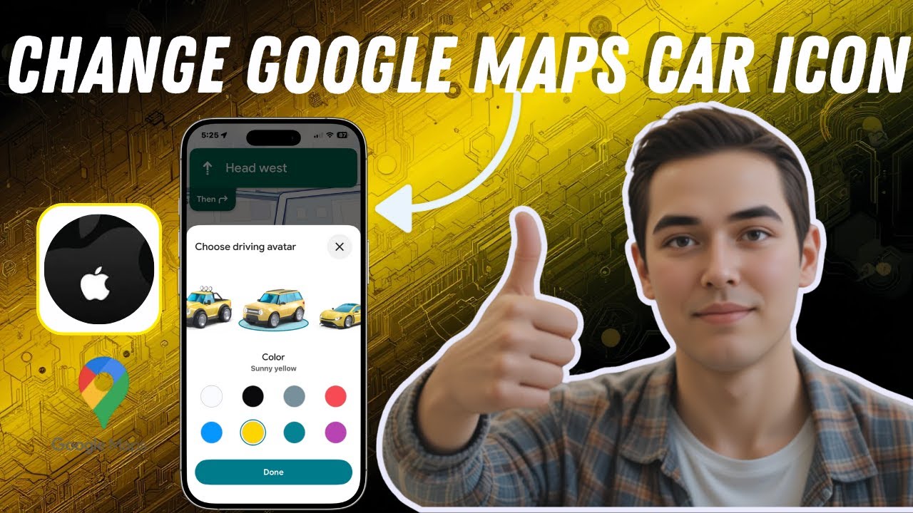 How To Change Vehicle Icon On Google Maps | Personalize Your Navigation (2025)