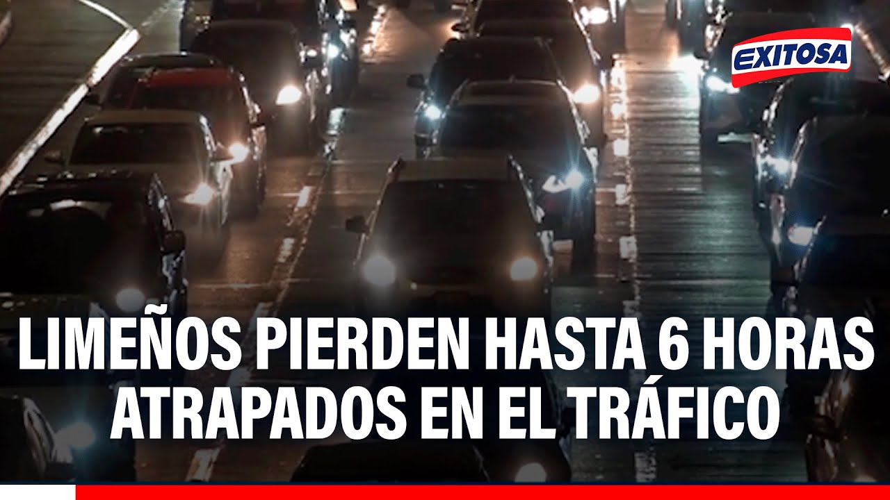 🔴🔵 La pesadilla de vivir en la congestión vehicular: Limeños pierden hasta 6 horas en el tráfico