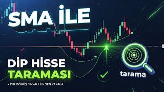 TradingView'de Dip Dönüş Yakalama Filtresi! SMA 10-50-100-200 Screener