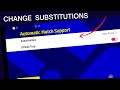 How to turn on/off substitutions in eFootball 2024
