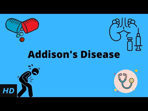 Addison's Disease, Causes, Signs and Symptoms, Diagnosis and Treatment.